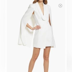 White Blazer Dress